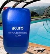 Hypochlorous acid disinfectant container