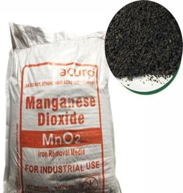 Manganese dioxide media in an Acuro pack