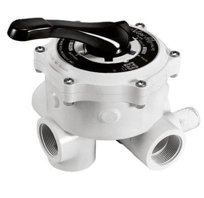 Manual multiport valve for pressure filter control